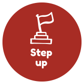 Step Up Icon